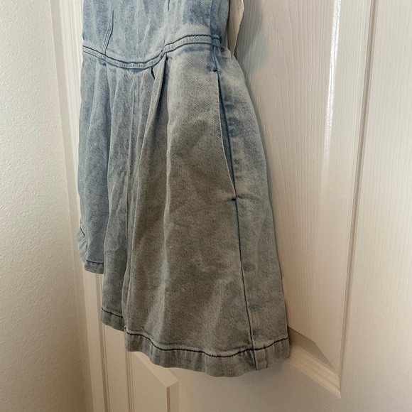 Good American Strapless Light Blue Denim Women’s romper size 2 - Picture 5 of 12